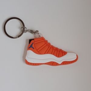 Jordan 11 Shoe Rubber Keychain.